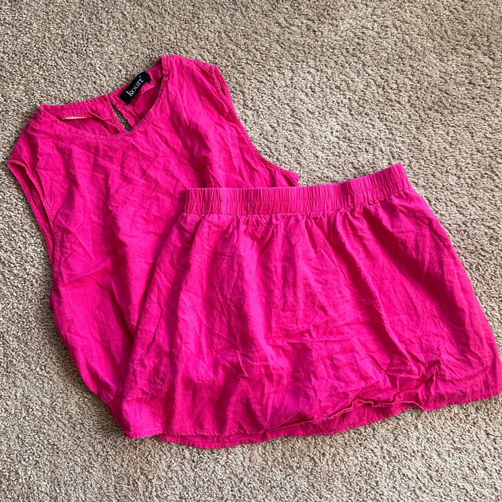 Hot Pink Kourt Set